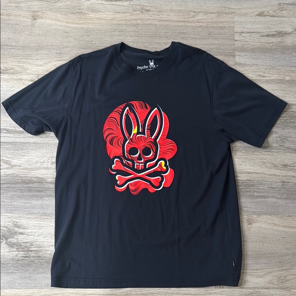 Psycho Bunny Black Graphic T-Shirt